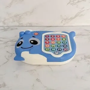 Fisher-Price Linkimals 1-20 Count & Quiz Whale, Interactive Musical